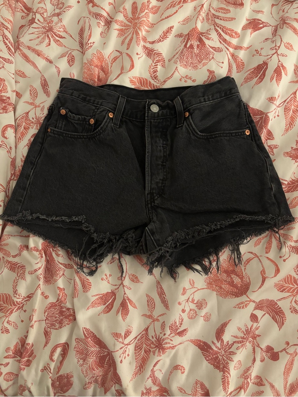 Levi’s 501’s black shorts